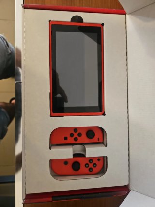 Nintendo Switch Azul Rojo - Edicio Mario Completa