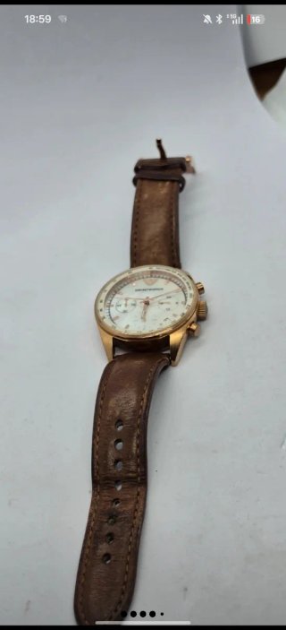 Reloj Emporio Armani Hombre Marrón/Dorado