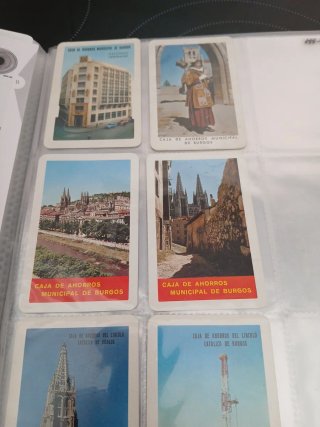 6 Calendarios Fournier Años 60