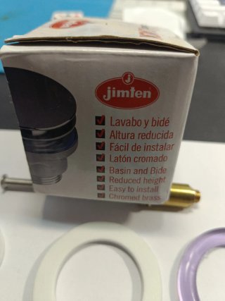 Válvula tapón lavabo y bidé Jimten