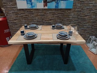 Mesa de Comedor o Cocina Acacia 140cm