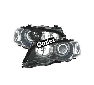 EV FAROS BMW E46 COUPE 99-03 OJOS ANGEL CCFL INTERMITENTES F