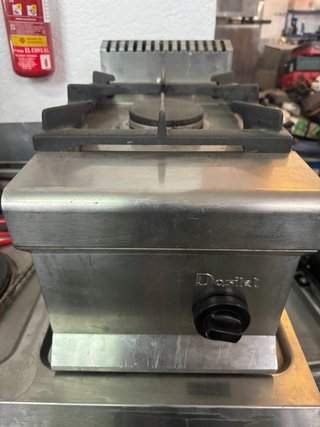Cocina de gas de acero inoxidable de 1 fuego