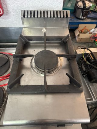Cocina de gas de acero inoxidable de 1 fuego