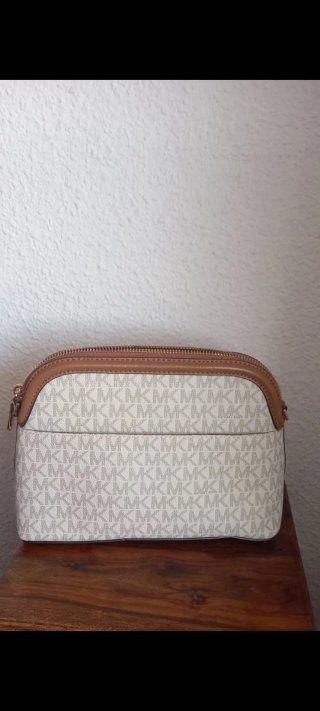 Bandolera Michael Kors Beige y Marrón