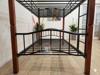Litera Doble Mixta de Madera y Metal (90x190cm)
