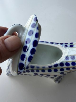 Figura foca salsera/azucarero Sargadelos antiguo