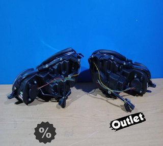EV FAROS MERCEDES CLASE E W211 02-06 LUPA FONDO CROMO R14682