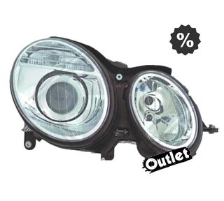 EV FAROS MERCEDES CLASE E W211 02-06 LUPA FONDO CROMO R14682