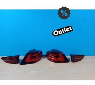 EV FAROS TRASEROS VOLKSWAGEN VW GOLF 8 19-24 LED ROJOS DINÁ