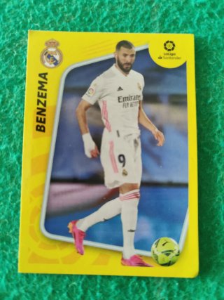 Cromo Benzema Real Madrid Liga Este 20-21