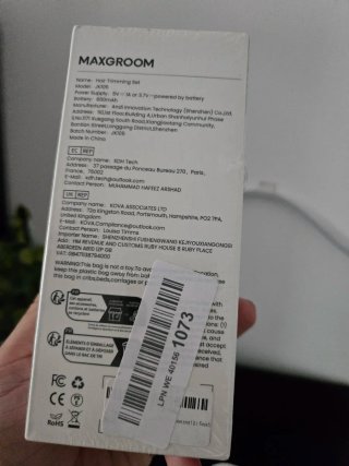 MAXGROOM Afeitadora Eléctrica Mujer Set Rosa/Blanc