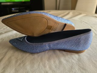 Zapatos Guess azules con pedrería talla UK5 / 7M