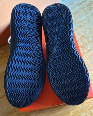 Nike Precision 8 Scarpe da Basket Blu/Bianco
