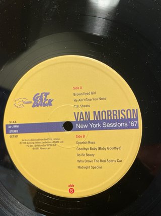VAN MORRISON Lp. triple NM/ NM
