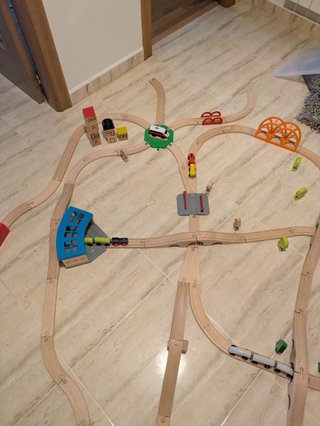 Circuito Tren Madera Ikea LILLABO + Extras