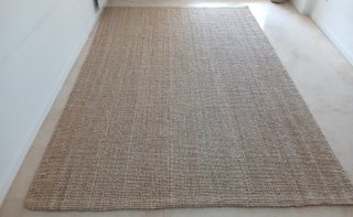 2 Alfombras Yute Natural Beige/Marrón