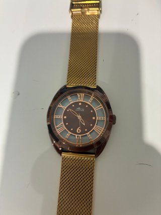 Reloj Lotus Dorado y Marrón