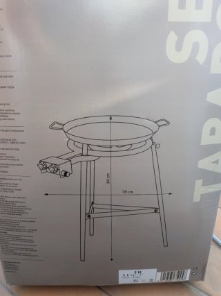 Set Paellero Gas Garcima Rinforzato