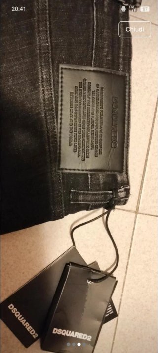 Pantaloni Dsquared2 neri