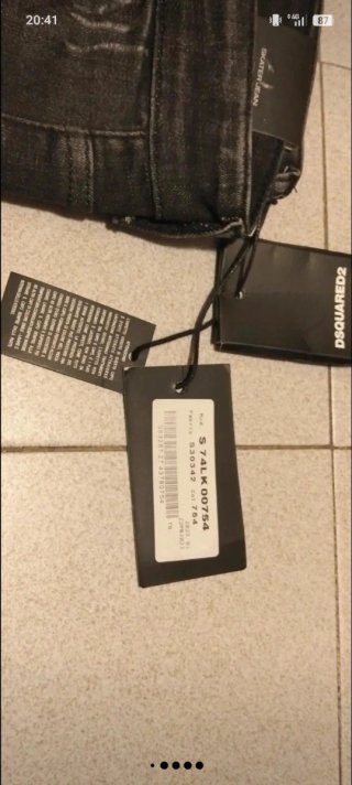 Pantaloni Dsquared2 neri