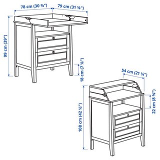 Cambiador IKEA Blanco