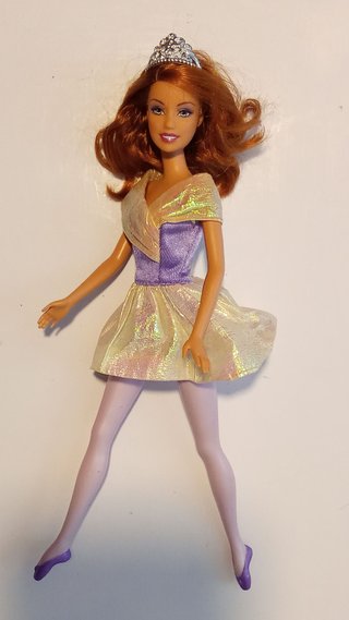 Barbie Ballerina Rossa con Tiara