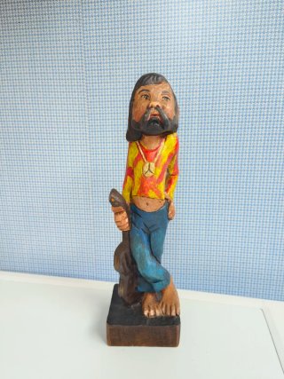 Figura Escayola Gijón de Madera
