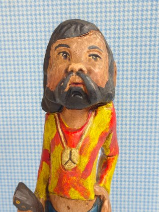 Figura Escayola Gijón de Madera
