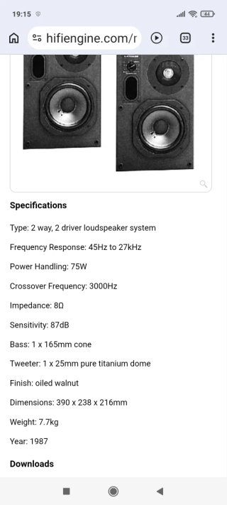 Altavoces JBL Studio Monitor 4406 Negros