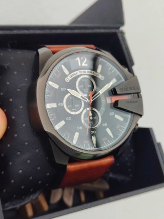 Reloj Diesel Cronógrafo Negro y Marrón