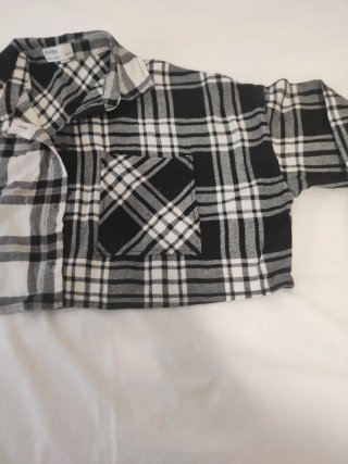 Camisa cuadros Bershka mujer