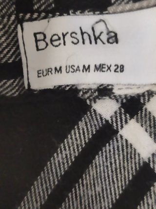 Camisa cuadros Bershka mujer