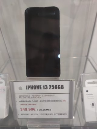 iPhone 13 256GB Negro Como Nuevo