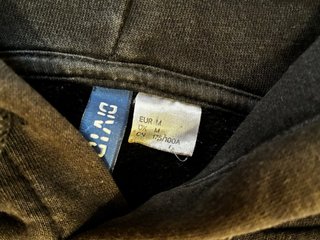 Sudadera H&M Grande Amore Negra Talla Única