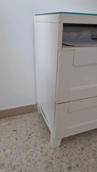 Mueble TV blanco besta Ikea