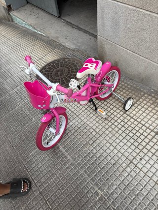 Bicicleta infantil rosa