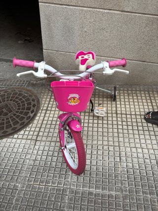 Bicicleta infantil rosa