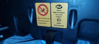 Silla coche bebé 360° giratoria  Sistema Isofix