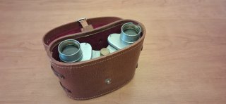 Prismáticos antiguos Zenit con funda