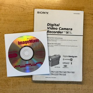 MANUAL CÁMARA VIDEO SONY DCR-TRV33E ORIGINAL + CD