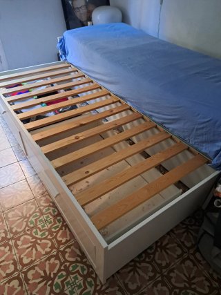 Cama Brinmes 200x80 (+80) con cajones