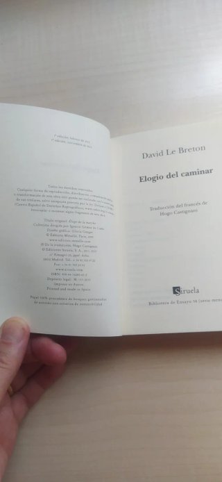 Elogio del caminar
