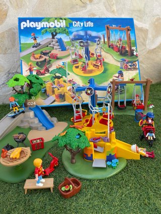 Playmobil City Life Parque Infantil Caja