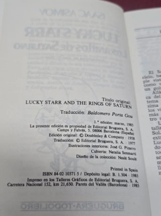 Lucky Starr Los Anillos de Saturno - Isaac Asimov