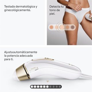 Depiladora Braun Silk-expert Pro 5 IPL Oro/Blanco