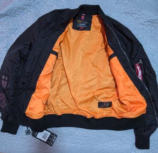 Chaqueta Alpha Industries Negra Talla M