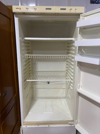 Nevera grande blanca