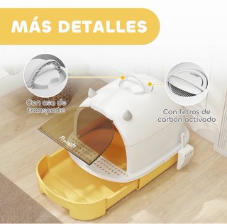 Arenero para gatos con cajón extraíble