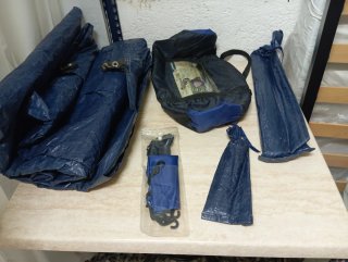 Tienda campaña 2 plazas azul oscuro